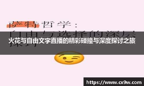 火花与自由文字直播的精彩碰撞与深度探讨之旅