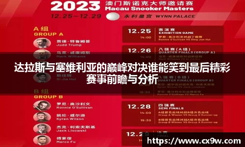 达拉斯与塞维利亚的巅峰对决谁能笑到最后精彩赛事前瞻与分析